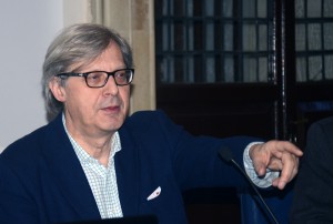 Vittorio Sgarbi, assessore alla cultura di Urbino