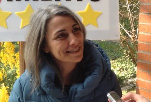 Il candidato sindaco del M5S, Emilia Forti