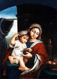 Un quadro di Madonna con bambino di Santa Maria di Passavia