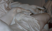 Dettaglio della Pietà di Michelangelo