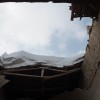 Il buco nel tetto della chiesa dei Cappuccini