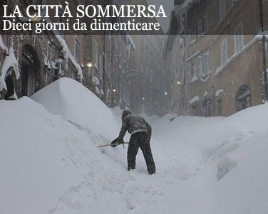 Urbino sotto zero, decimo giorno di nevicata