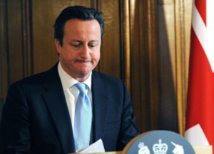 David Cameron, primo ministro britannico