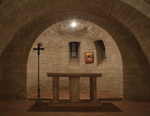 cripta del monastero di Fonte Avellana