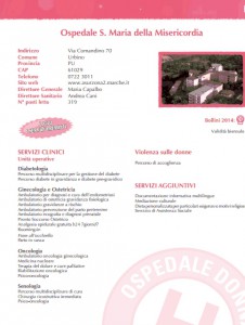 pagella bollini rosa Urbino