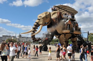 L'elefante, scultura simbolo dell'Ile de Nantes