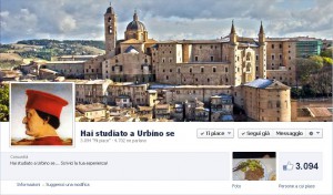 Hai studiato a Urbino se, la pagina Facebook