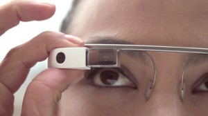 Un modello di Google Glass