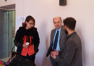 Anna Guerra, Francesco Lobriglio e Giorgio Calcagnini