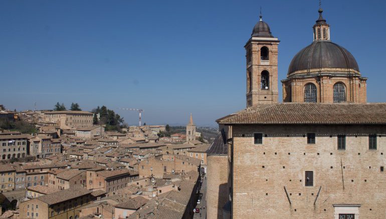 Urbino dall'alto, vista dai torricini